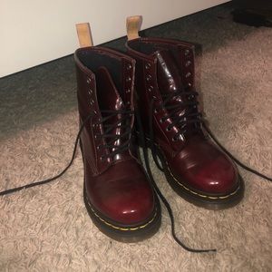 AUTHENTIC DOC MARTEN 1460 BOOTS (CHERRY)